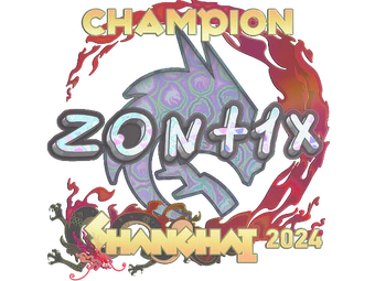 Sticker | zont1x (Holo, Champion) | Shanghai 2024 image