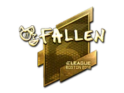 Sticker | FalleN (Gold) | Boston 2018 image