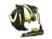 Sticker | VINI (Gold) | Stockholm 2021 image