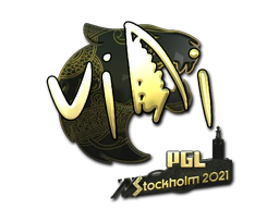 Sticker | VINI (Gold) | Stockholm 2021 image