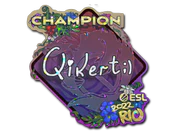 Sticker | qikert (Glitter, Champion) | Rio 2022 image