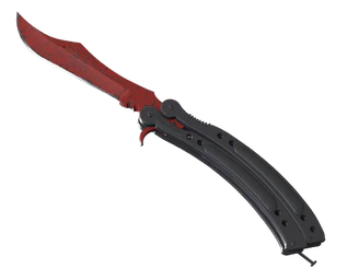 ★ Butterfly Knife | Crimson Web image