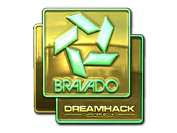 Sticker | Bravado Gaming (Gold) | DreamHack 2014 image