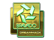 Sticker | Bravado Gaming (Gold) | DreamHack 2014 image