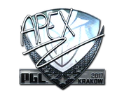 Sticker | apEX (Foil) | Krakow 2017 image