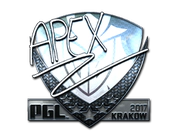 Sticker | apEX (Foil) | Krakow 2017 image