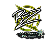 Sticker | REZ (Glitter) | Antwerp 2022 image