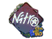 Sticker | nitr0 (Glitter) | Rio 2022 image
