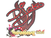 Sticker | Djoko (Glitter) | Shanghai 2024 image