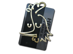 Sticker | Hello AK-47 (Gold) image