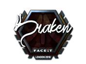 Sticker | draken (Foil) | London 2018 image