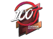 Sticker | 100 Thieves (Holo) | Boston 2018 image