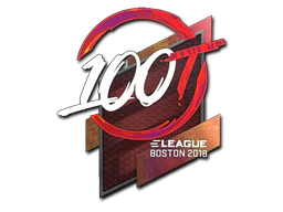 Sticker | 100 Thieves (Holo) | Boston 2018 image
