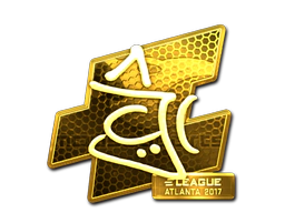 Sticker | chrisJ (Gold) | Atlanta 2017 image