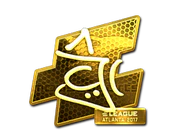 Sticker | chrisJ (Gold) | Atlanta 2017 image