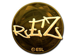 Sticker | REZ (Gold) | Katowice 2019 image