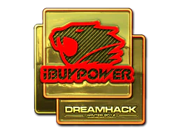 Sticker | iBUYPOWER (Gold) | DreamHack 2014 image