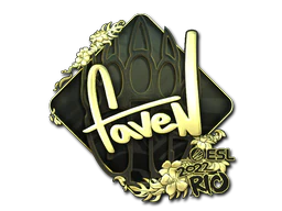 Sticker | faveN (Gold) | Rio 2022 image