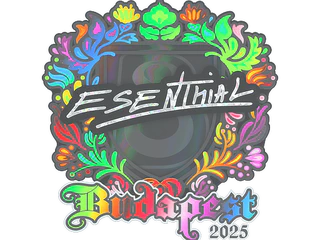 Sticker | esenthial (Holo) | Budapest 2025