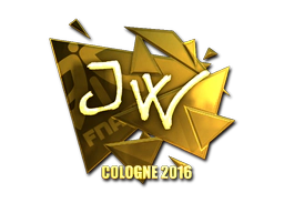 Sticker | JW (Gold) | Cologne 2016 image