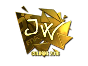 Sticker | JW (Gold) | Cologne 2016 image