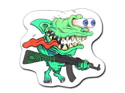 Sticker | Green Shark Shooter image