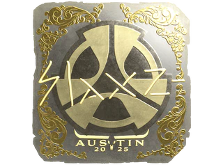 Sticker | slaxz- (Gold) | Austin 2025