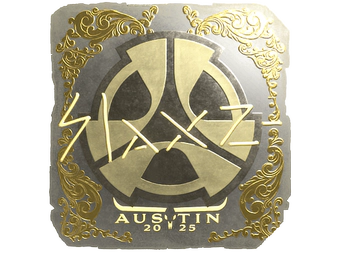 Sticker | slaxz- (Gold) | Austin 2025 image