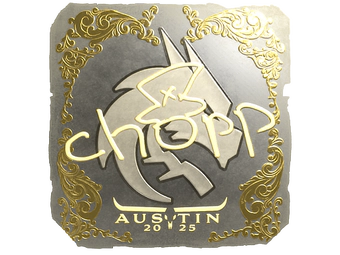 Sticker | chopper (Gold) | Austin 2025 image
