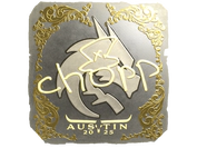 Sticker | chopper (Gold) | Austin 2025 image