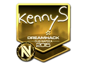 Sticker | kennyS (Gold) | Cluj-Napoca 2015 image