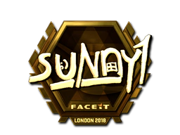 Sticker | suNny (Gold) | London 2018 image