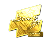 Sticker | ScreaM (Gold) | Atlanta 2017 image
