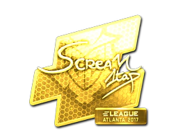 Sticker | ScreaM (Gold) | Atlanta 2017 image