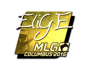 Sticker | EliGE (Gold) | MLG Columbus 2016 image