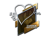 Sticker | seang@res (Foil) | Boston 2018 image