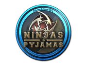 Sticker | Ninjas in Pyjamas (Foil) | Cologne 2014 image