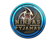 Sticker | Ninjas in Pyjamas (Foil) | Cologne 2014 image