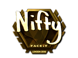 Sticker | Nifty (Gold) | London 2018 image