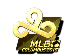 Sticker | Cloud9 (Gold) | MLG Columbus 2016 image