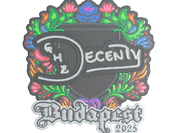 Sticker | decenty (Embroidered) | Budapest 2025 image