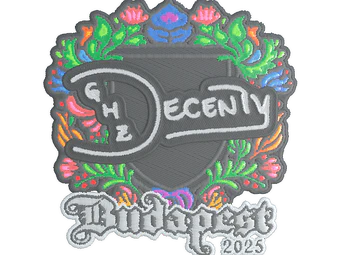 Sticker | decenty (Embroidered) | Budapest 2025 image