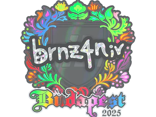 Sticker | brnz4n (Holo) | Budapest 2025