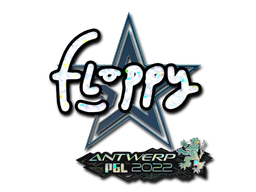 Sticker | floppy (Glitter) | Antwerp 2022 image