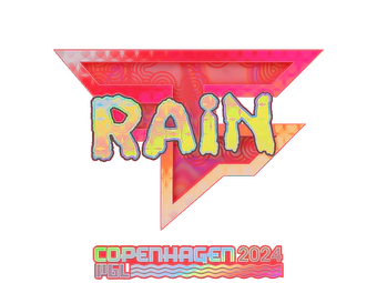 Sticker | rain (Holo) | Copenhagen 2024 image