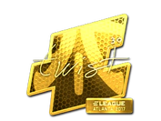 Sticker | twist (Gold) | Atlanta 2017 image