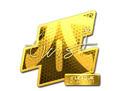 Sticker | twist (Gold) | Atlanta 2017 image