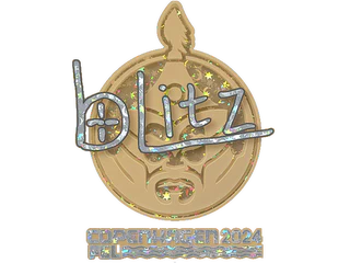 Sticker | bLitz (Glitter) | Copenhagen 2024