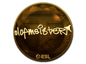 Sticker | olofmeister (Gold) | Katowice 2019 image