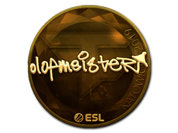 Sticker | olofmeister (Gold) | Katowice 2019 image